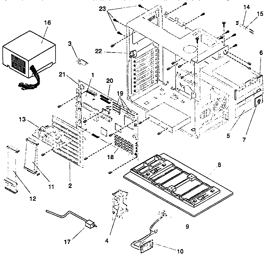 System unit, interior
