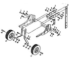 Craftsman 917297350 wheel and depth stake assembly diagram