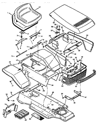 Chassis and hood