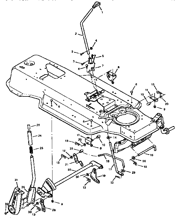 MOWER SUSPENSION