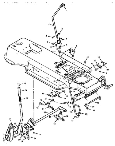 Mower suspension