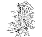 Craftsman 502255120 mower deck diagram