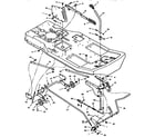 Craftsman 502255030 mower housing suspension diagram