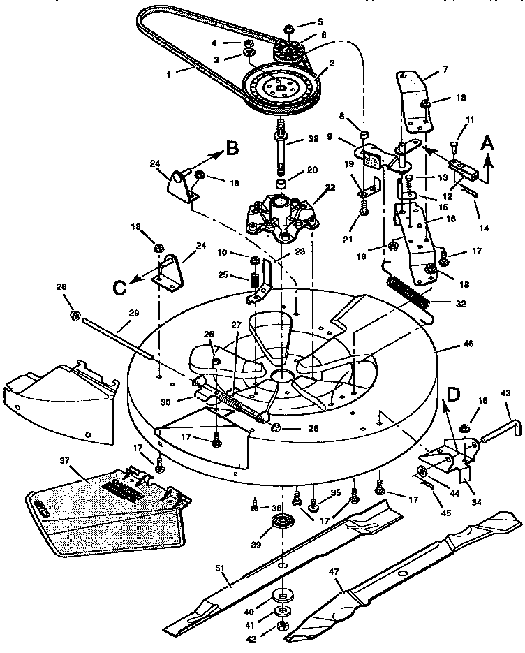MOWER HOUSING