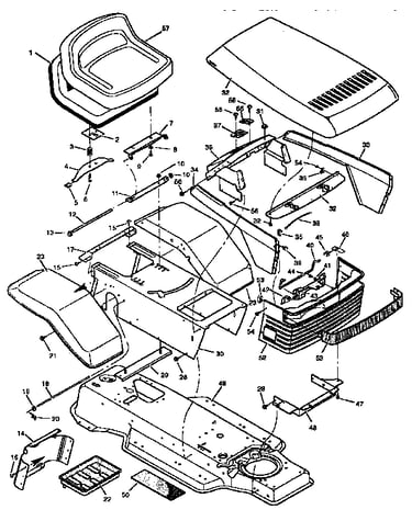 Chassis and hood