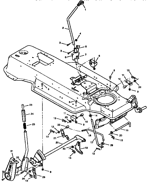 MOWER SUSPENSION