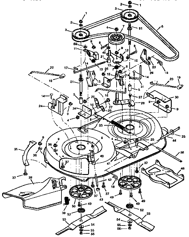 MOWER HOUSING