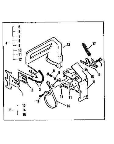 Chain brake assembly