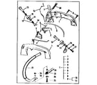 McCulloch TITAN 7 MODEL 12-600171-02 handle assembly diagram