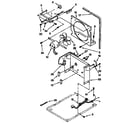 Kenmore 106953403 air flow and control parts diagram