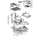 Kenmore 3639632715 shelf parts diagram
