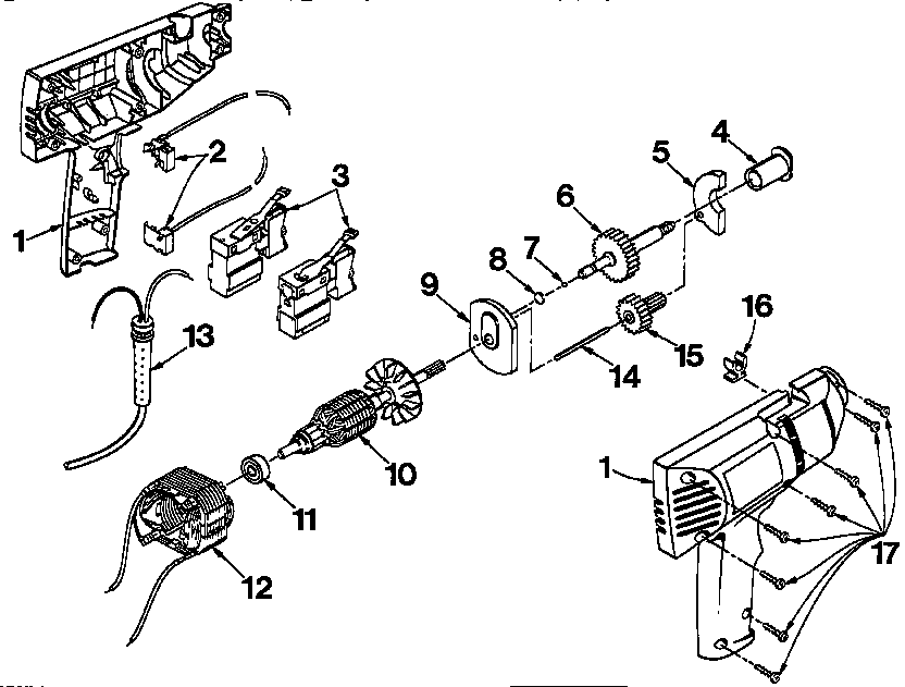3/8 inch electric drill