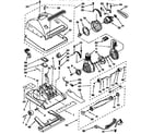 Kenmore 1163429590 nozzle and motor parts diagram