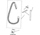 Kenmore 1163429590 hose and attachment parts diagram