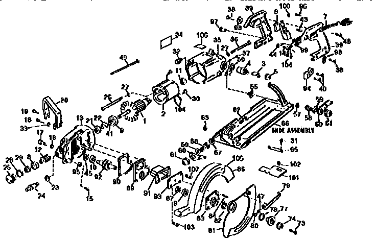 SAW, WORM DRIVE