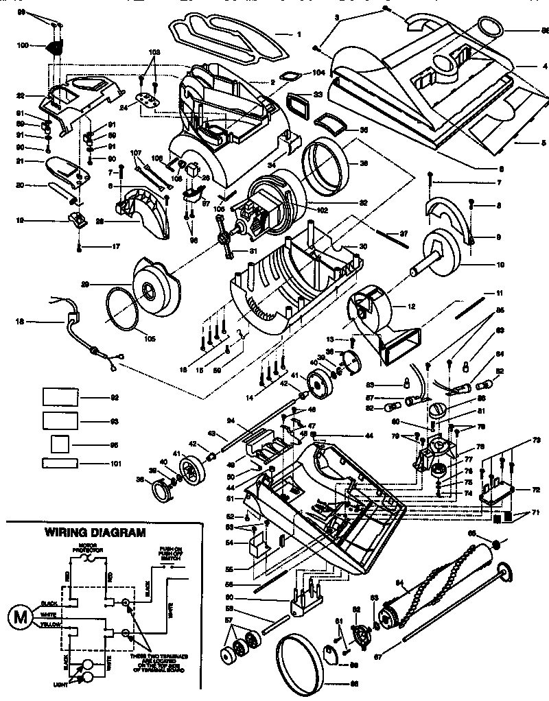 NOZZLE AND MOTOR ASSEMBLY
