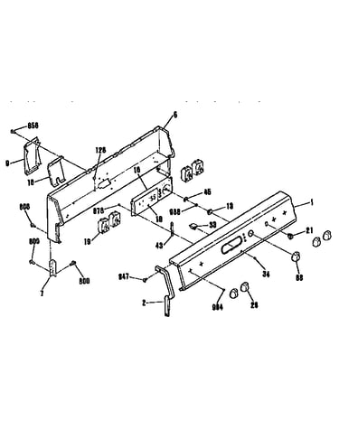 Backguard section