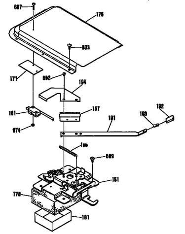 Door lock section