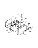 Oven door section