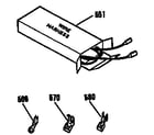 Kenmore 3636424190 wire harness and components diagram
