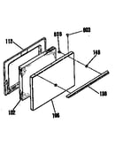 Oven door section