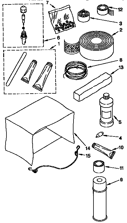 Optional parts (not included)