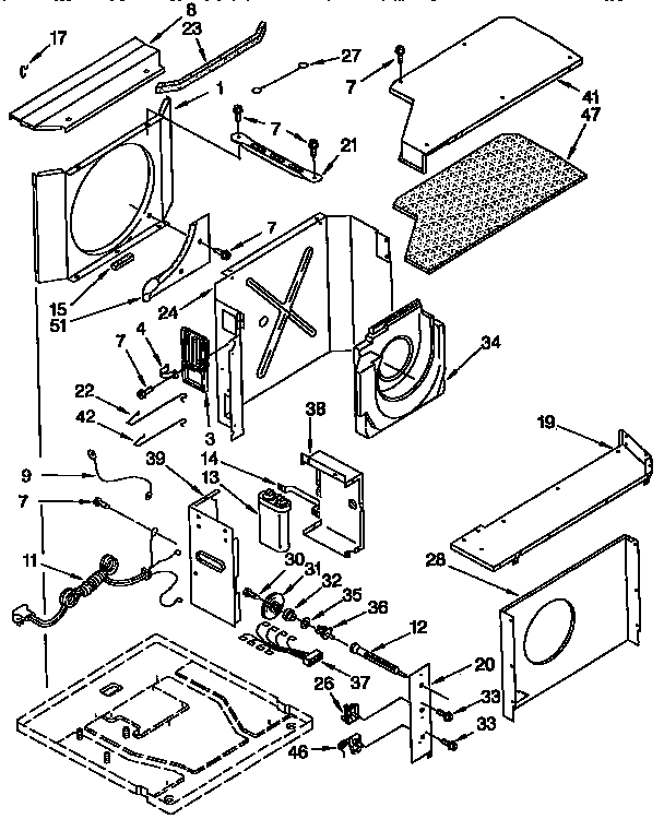 Airflow and control parts