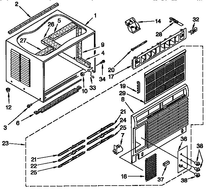 Cabinet parts