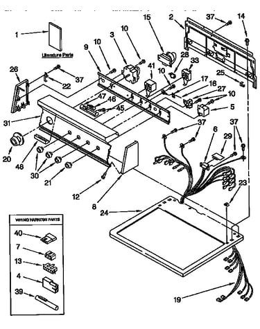 Top and console parts