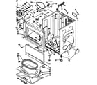 Kenmore 11097593400 cabinet parts diagram