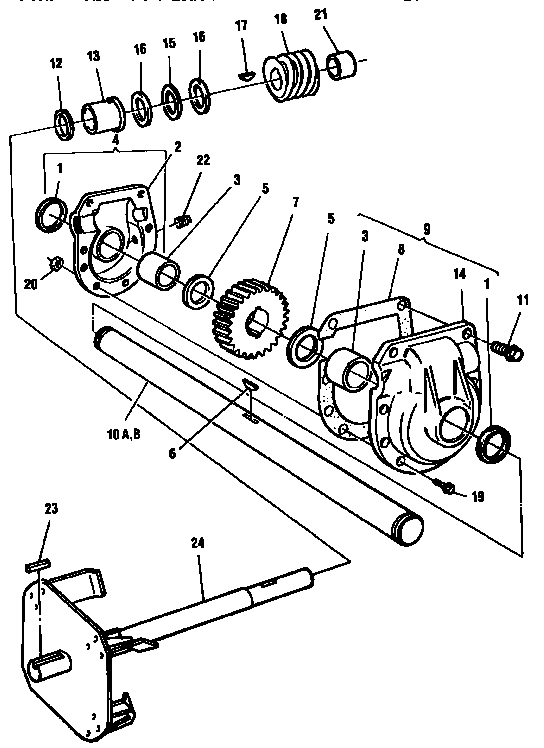Impeller shaft assembly