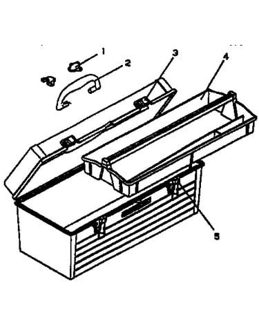22" plastic handbox