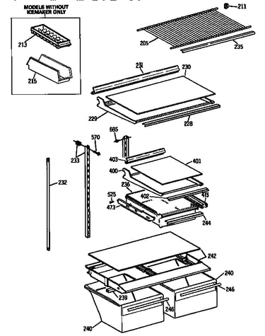 Shelf parts