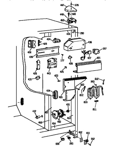 Refrigerator cabinet parts