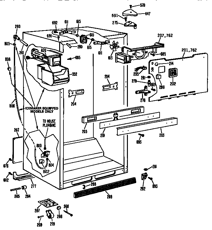Cabinet parts