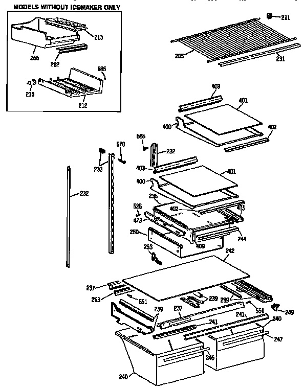 Shelf parts