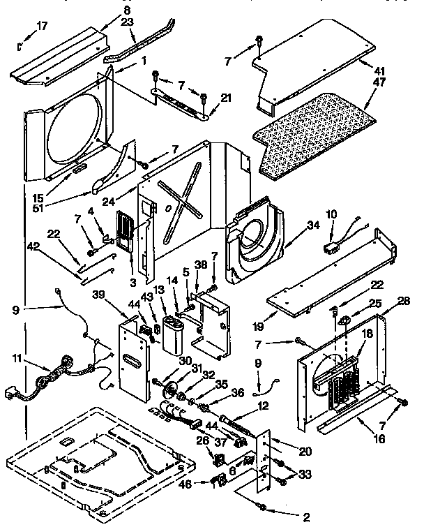 Airflow and control parts