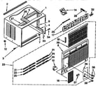 Kenmore 1069721970 cabinet parts diagram