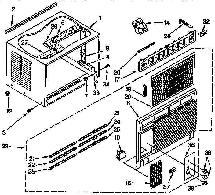 Cabinet parts