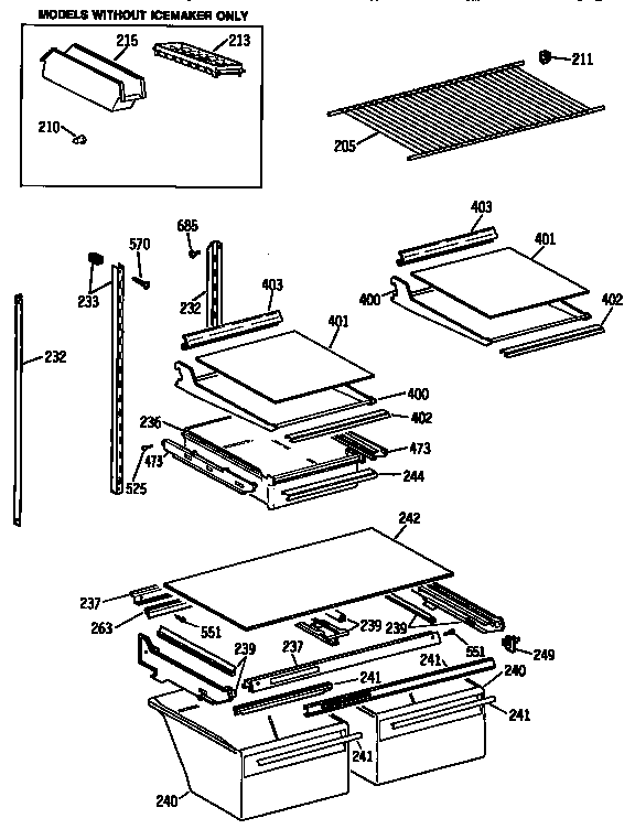 SHELF PARTS