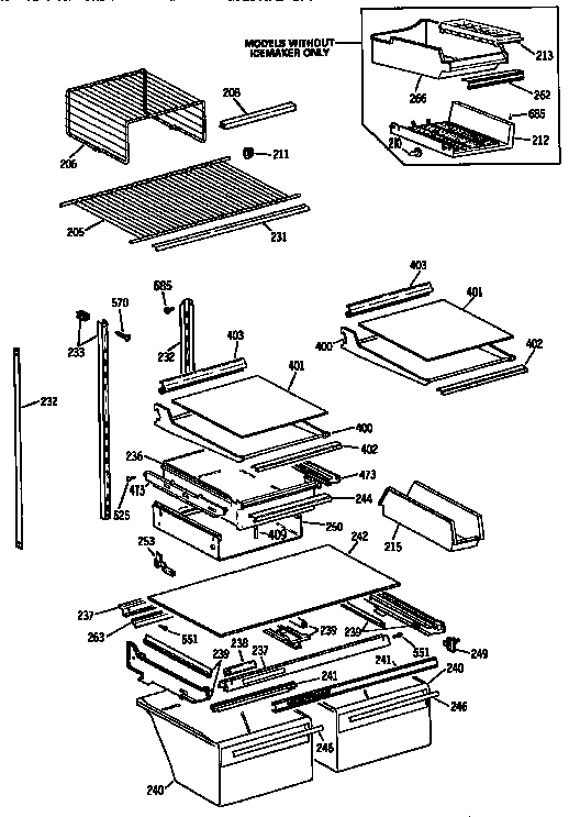 Shelf parts
