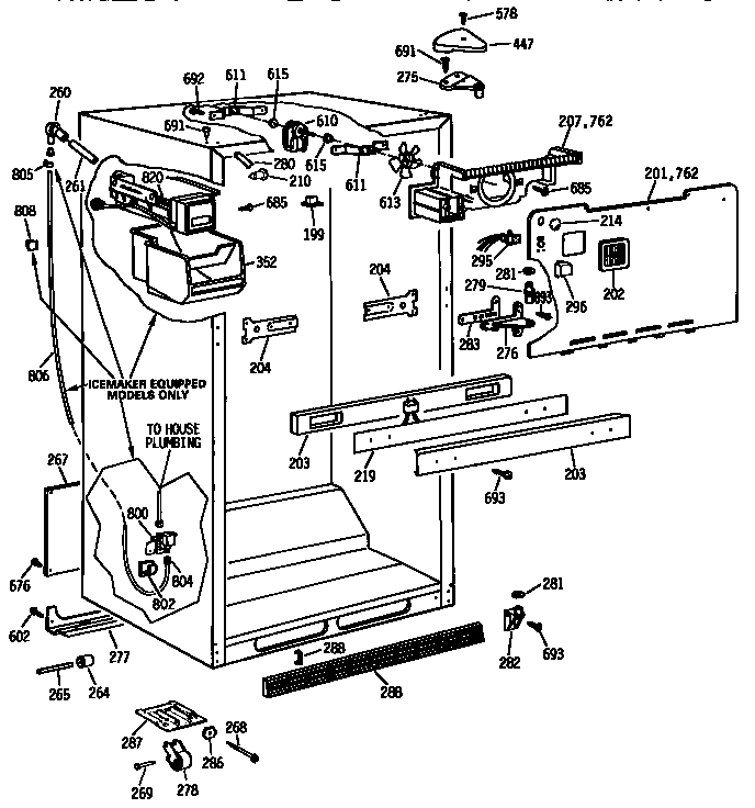 Cabinet parts