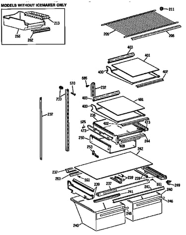 Shelf parts