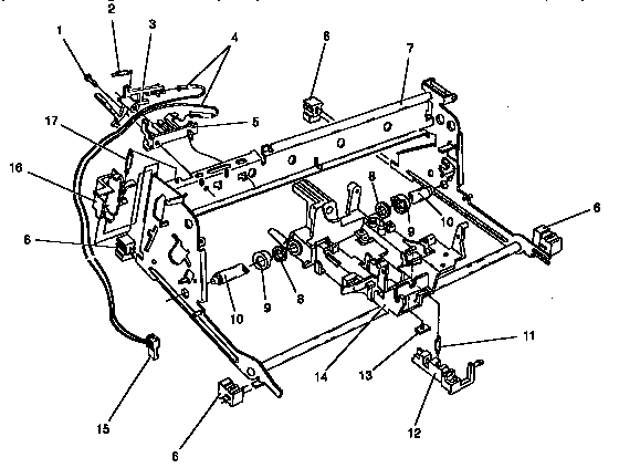 CARRIER MOLDING, RAILS AND FRAMES