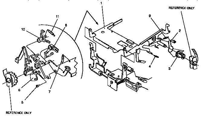 Ribbon cassette and spool correction ribbon