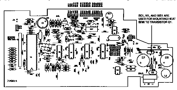 COMPONENT LISTING CONTROL PC BOARD