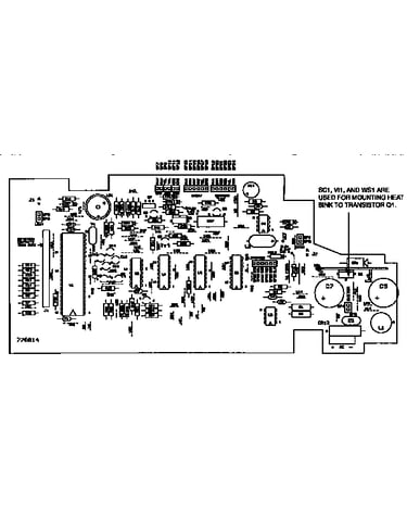 Component listing control pc board