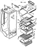 Refrigerator liner parts