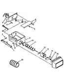 Motor and ice container parts