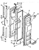 Freezer door parts